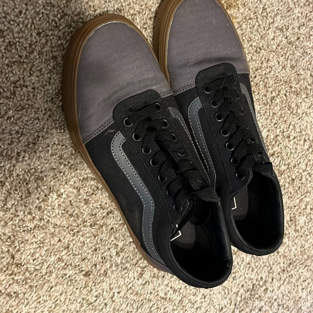 Vans Black and Grey Canvas